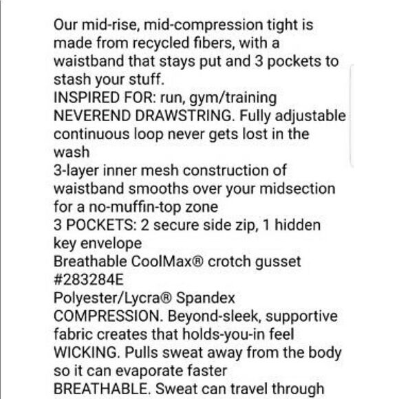 NWOT Athleta Camo Contender 7/8 Legging Sz Xs - Picture 7 of 13